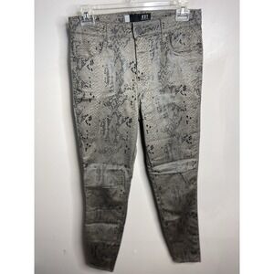 Kut From The Kloth Womens High Rise Donna Fab Ab Ankle Skinny Jeans Size S Snake